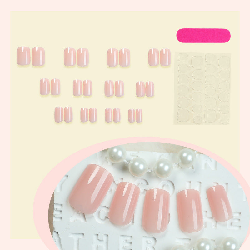 Acrylic nail set with natural finish and luxurious shine Stornfield