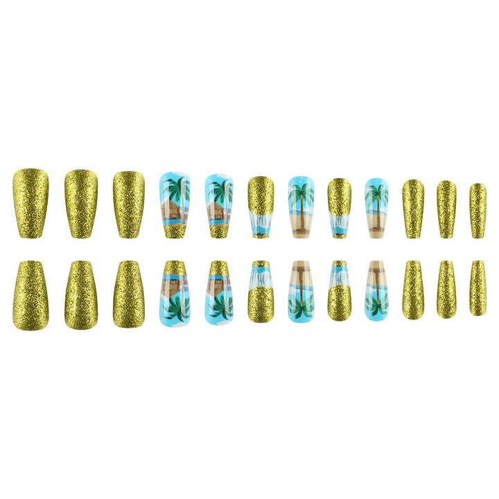 Tropical Paradise Press-On Nail Art Set Stornfield