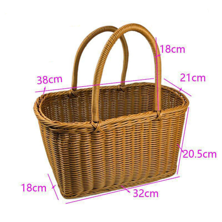 Multi-Layer Woven Picnic Storage Basket Stornfield