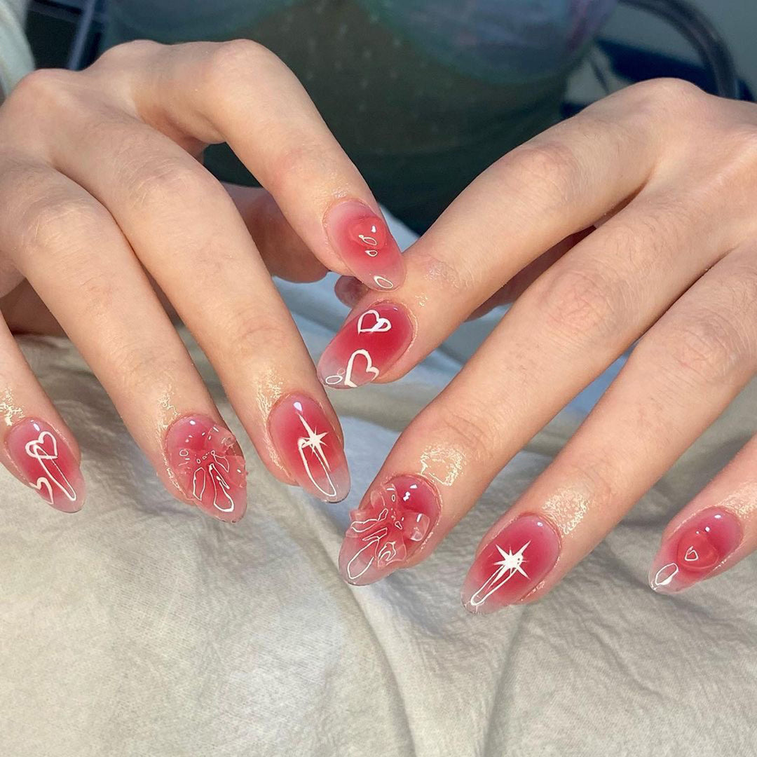 Artificial Nail Art with Romantic Design Stornfield