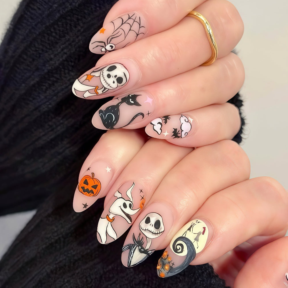 Artificiälnägel mit Halloween-Motiven Stornfield