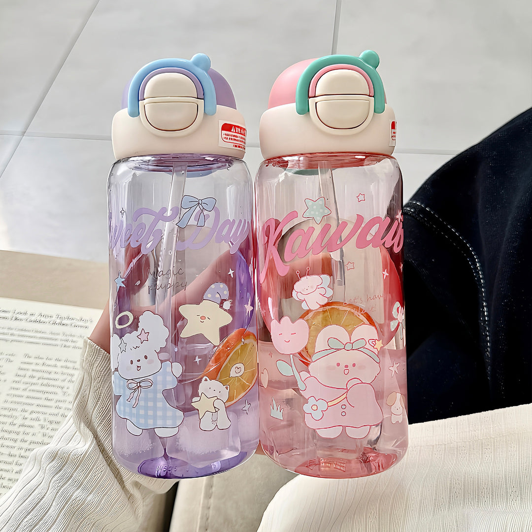 Ladies water bottle with practical spout and playful design Stornfield