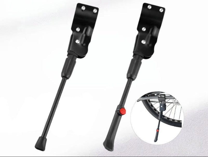fixed-length three-bolt bicycle kickstand for twenty six inch wheels with reinforced alloy mount Stornfield