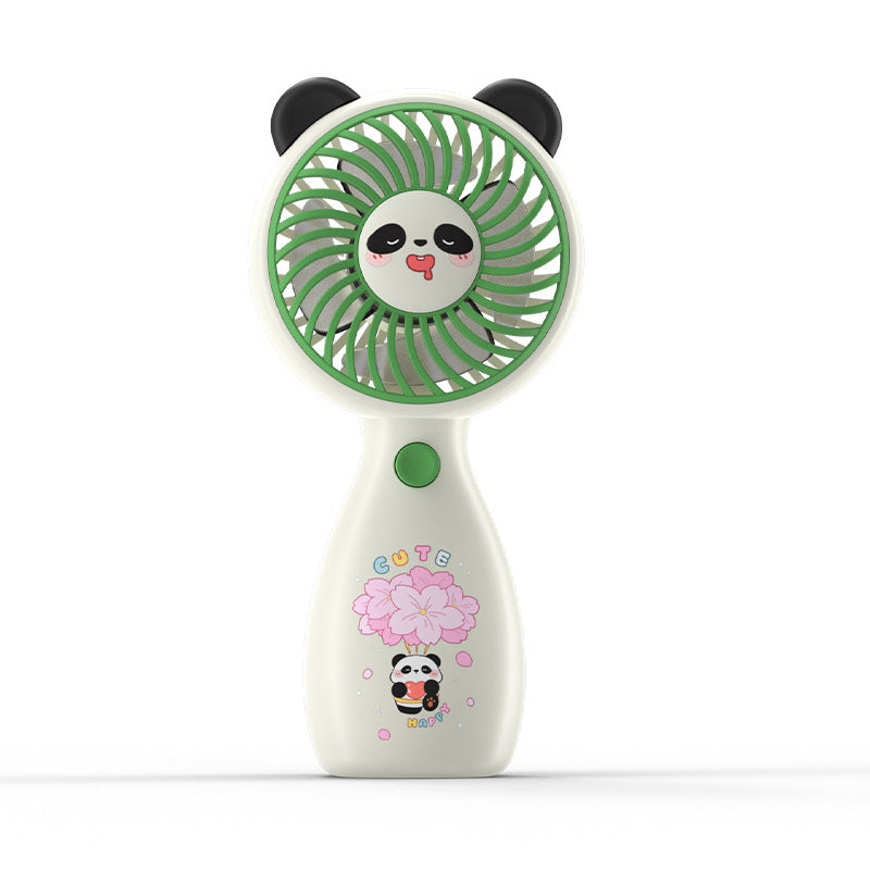 Ladies portable mini hand fan with panda design Stornfield