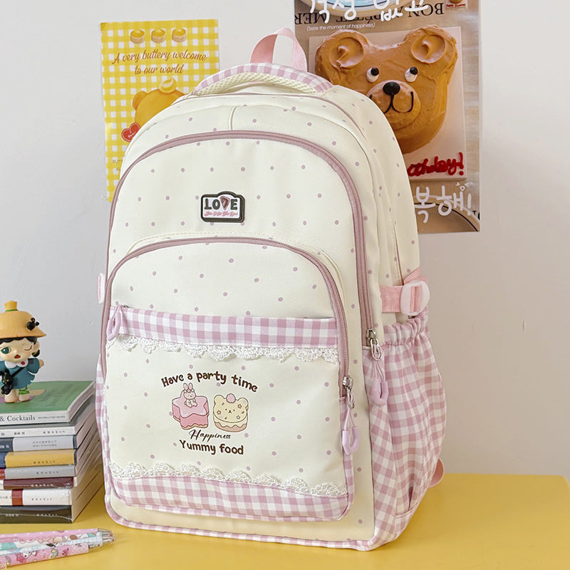 Fun-Themed Multi-Pocket Backpack Stornfield