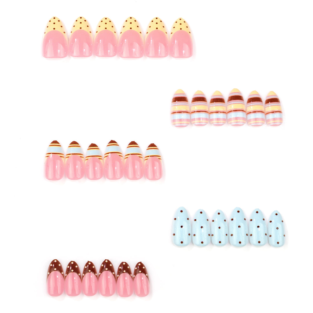Decorative Pattern Press-On Nails