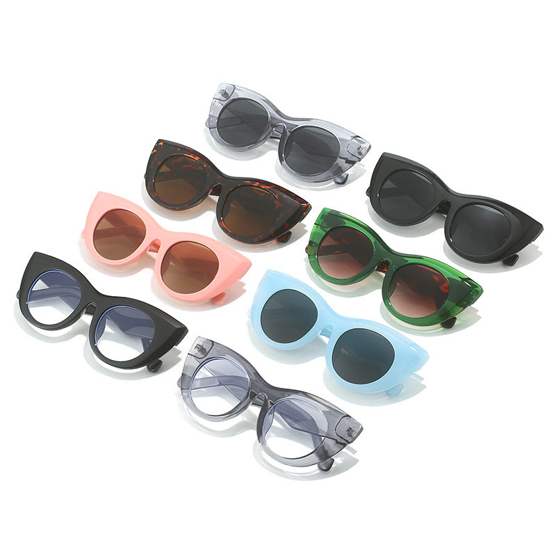 Ladies Cat-Eye Sunglasses with Wide Frame and UV Protection Stornfield
