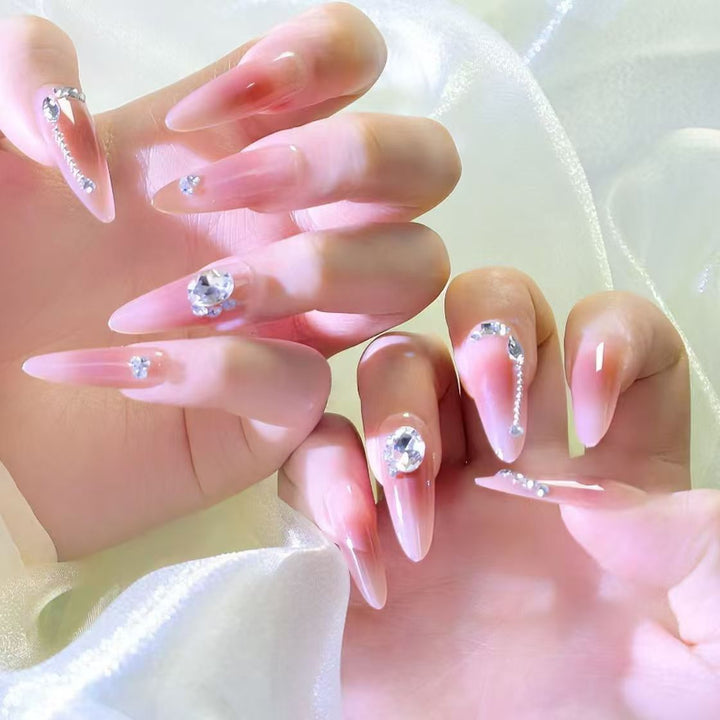 Luxury Rhinestone Enhanced Nail Art Stornfield