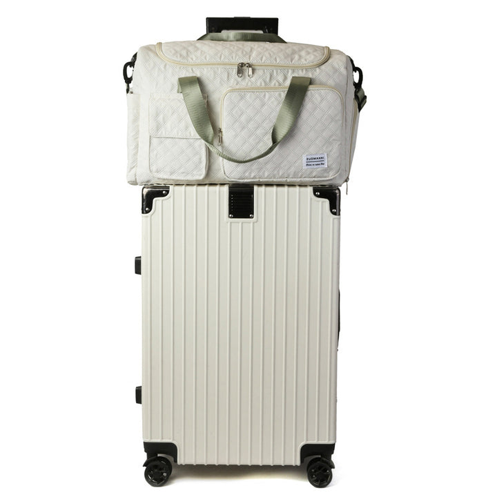 Spacious Sport Duffel Bag With Textured Surface Stornfield