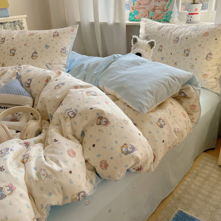 Cute Bear-Themed Bedding Set