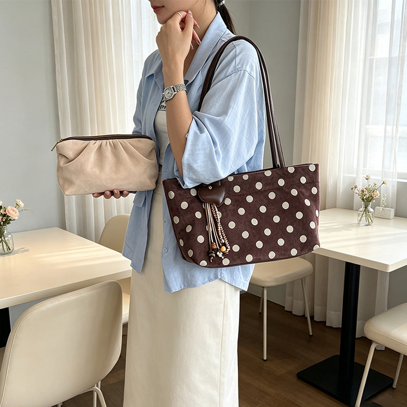 Suede Shoulder Tote Bag Stornfield