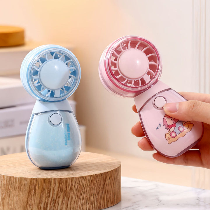 Women Portable Hand Fan with Unique Cat Design Stornfield