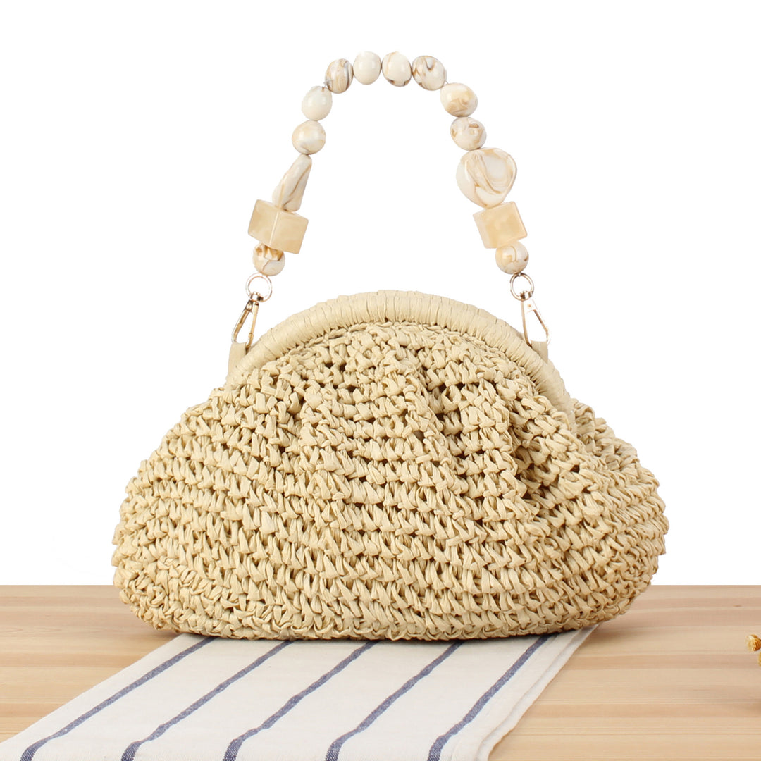 Handbag with innovative bead handle Stornfield