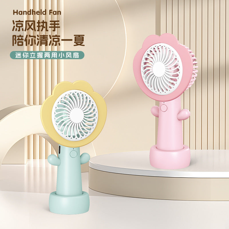 Flower-Shaped Handheld Cooling Fan Stornfield