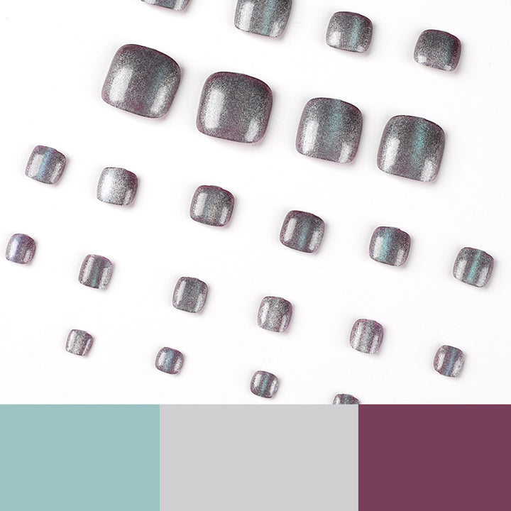 Shiny toenail art Stornfield