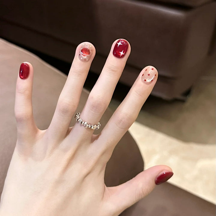 Artistic Press-On Nail Art Set 1790745541