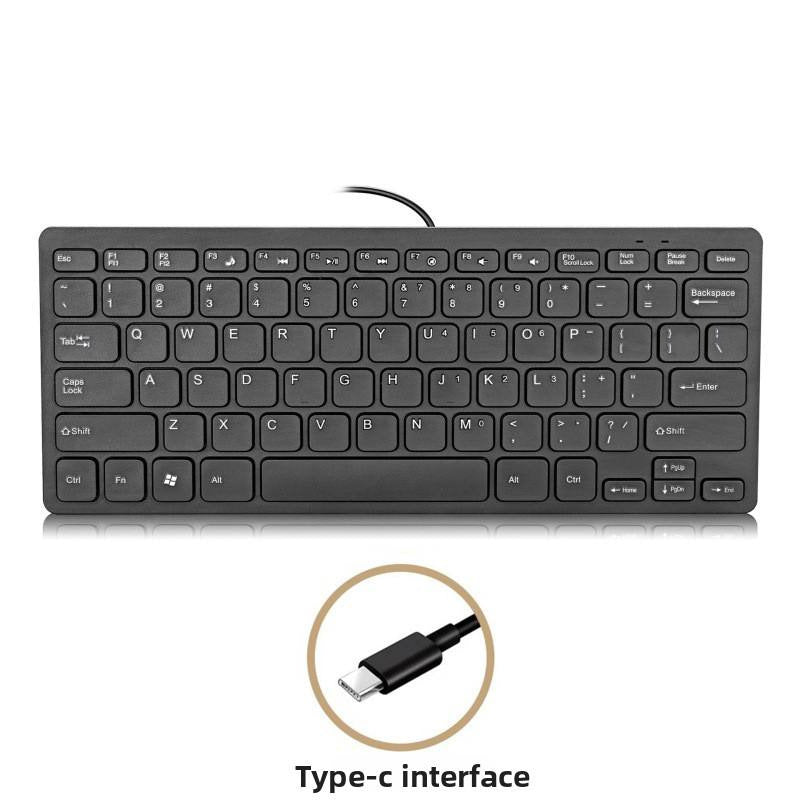 Compact USB keyboard with Type-C connection Stornfield