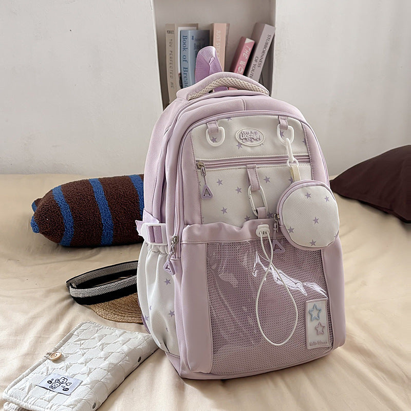 Functional Star-Embellished Backpack Stornfield