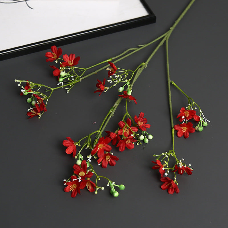 Faux Floral Spray for Home Decor Display