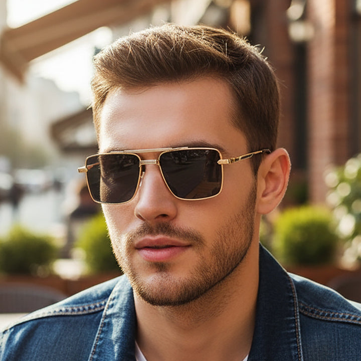 Ladies futuristic square sunglasses Stornfield