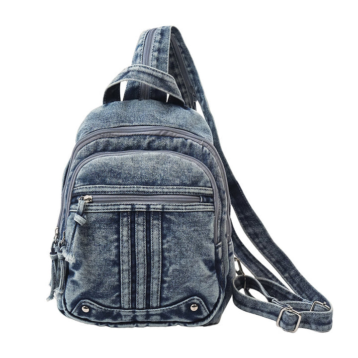 Multifunctional Denim Backpack Stornfield