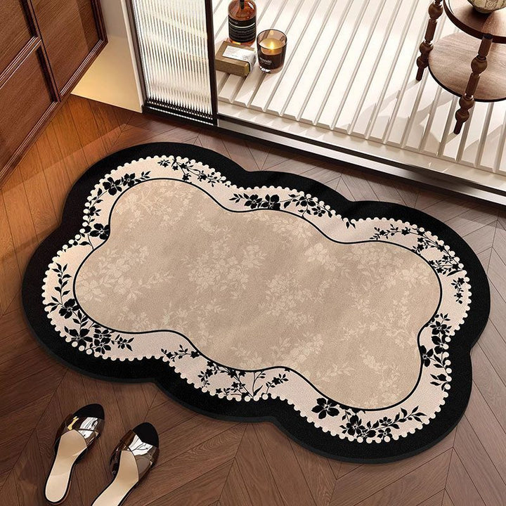 Luxurious Vintage Floral Area Rug