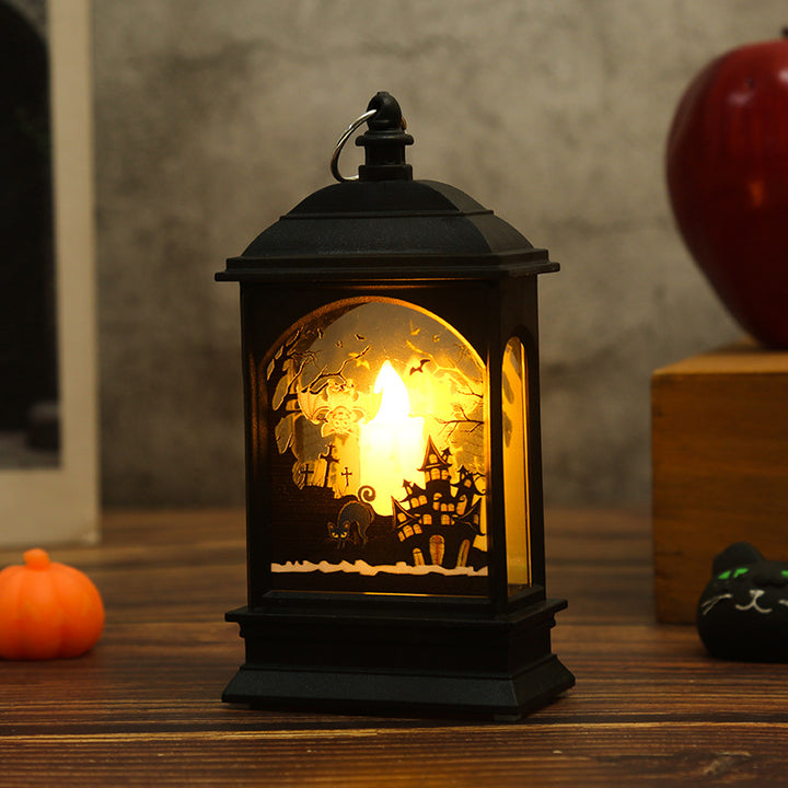 Nostalgic Lantern with Halloween Motif Stornfield
