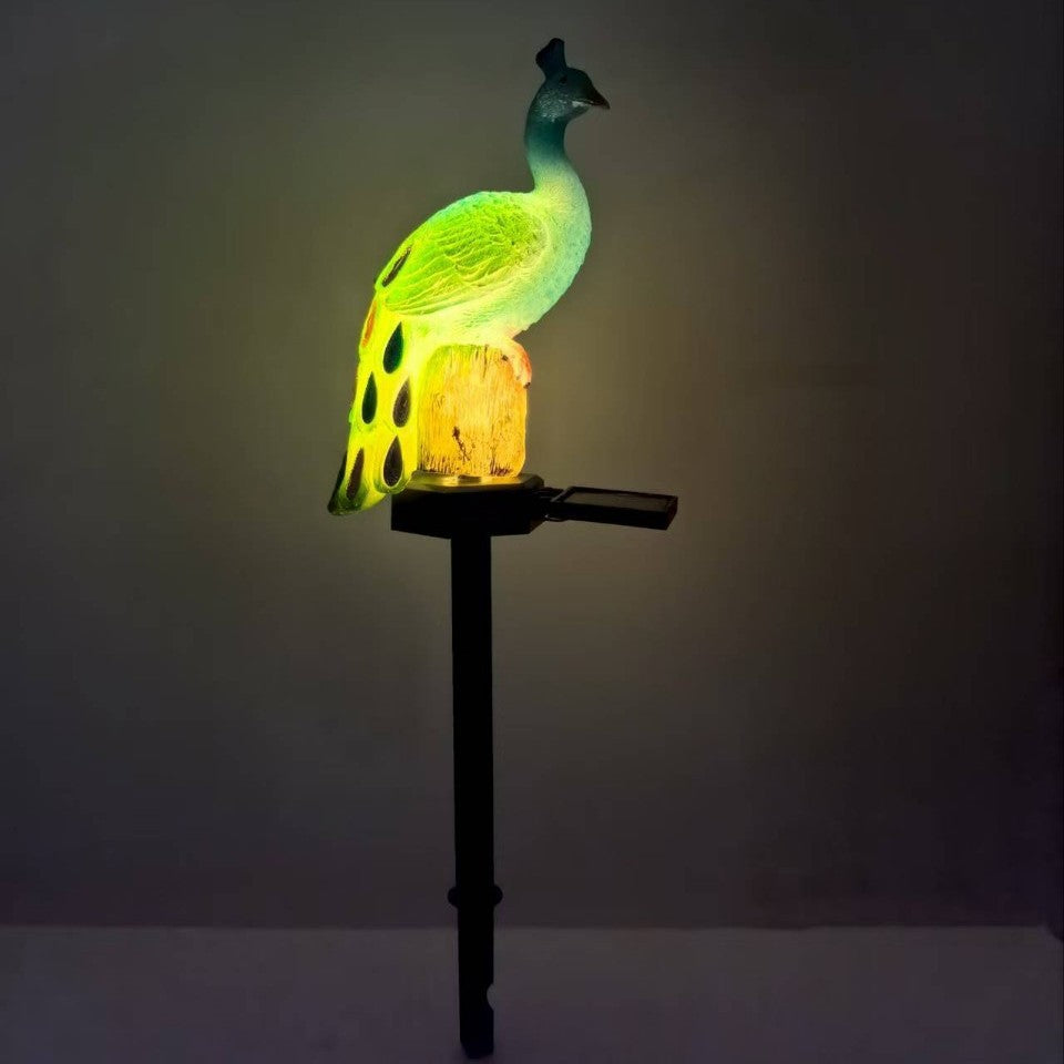 Whimsical Solar-Powered Squirrel Garden Stake Light With Integrated Solar Panel And Warm LED Glow Stornfield