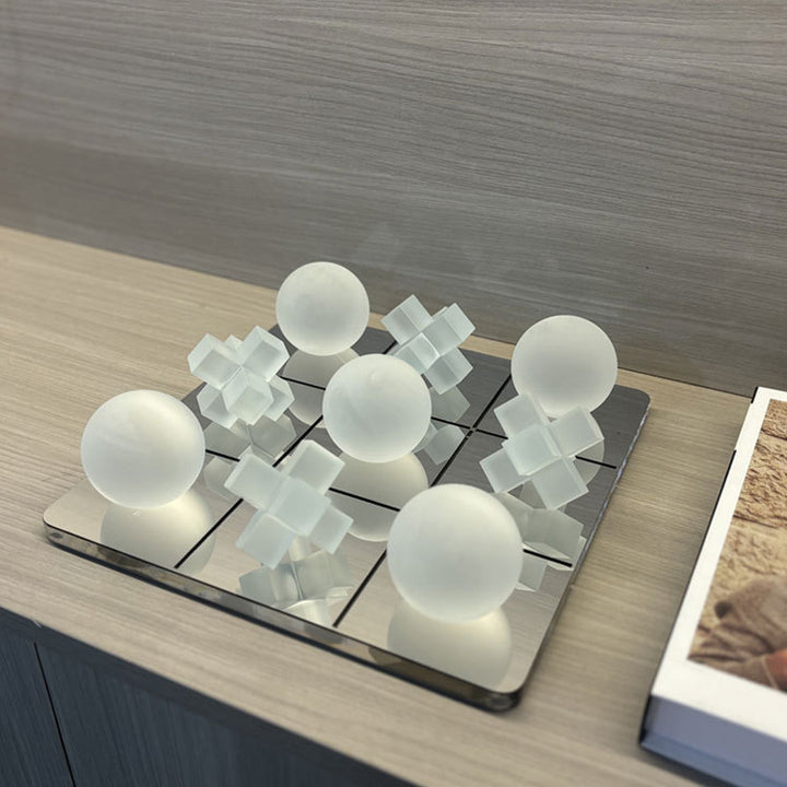 Modern Interactive Tic-Tac-Toe Game Set