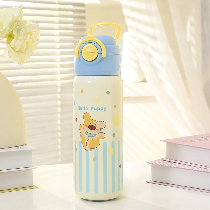 Unisex Insulated Drinking Bottle with Cute Animal Design Stornfield