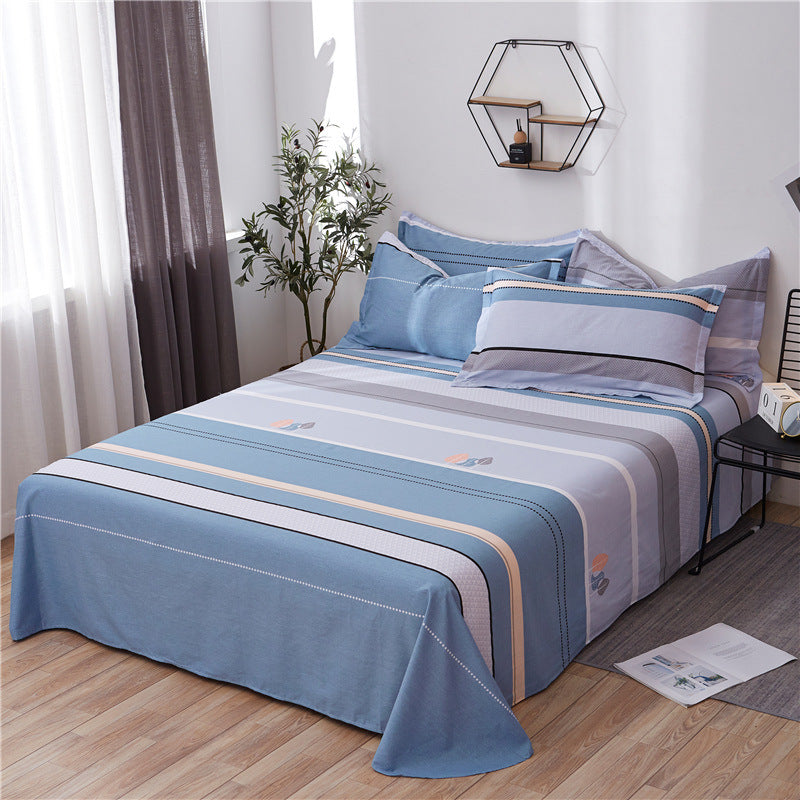 Stylish Plaid Bedspread Set