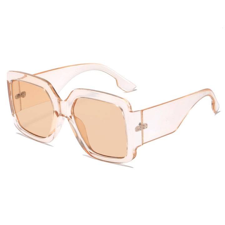Women modern square sunglasses with mirror lenses Stornfield