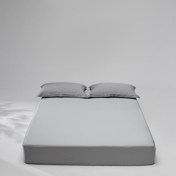 Cooling Breathable Fitted Sheet and Pillowcase Set with Deep Pocket Microfiber