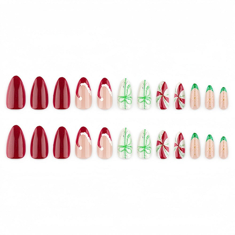 Artificial Christmas Art Nails Stornfield