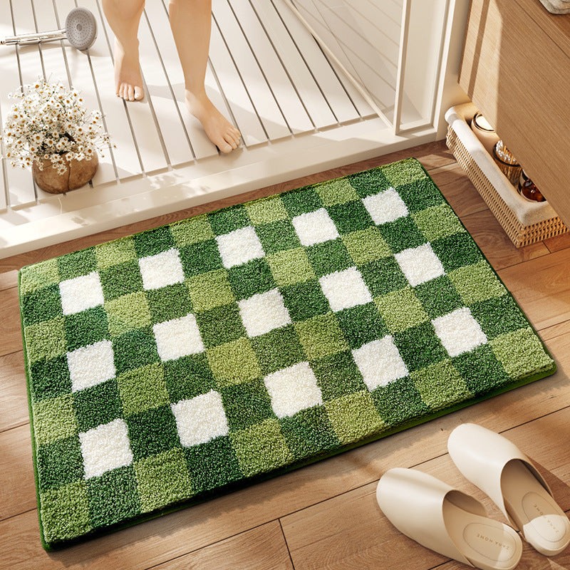 Plush Decorative Bathroom Area Mat