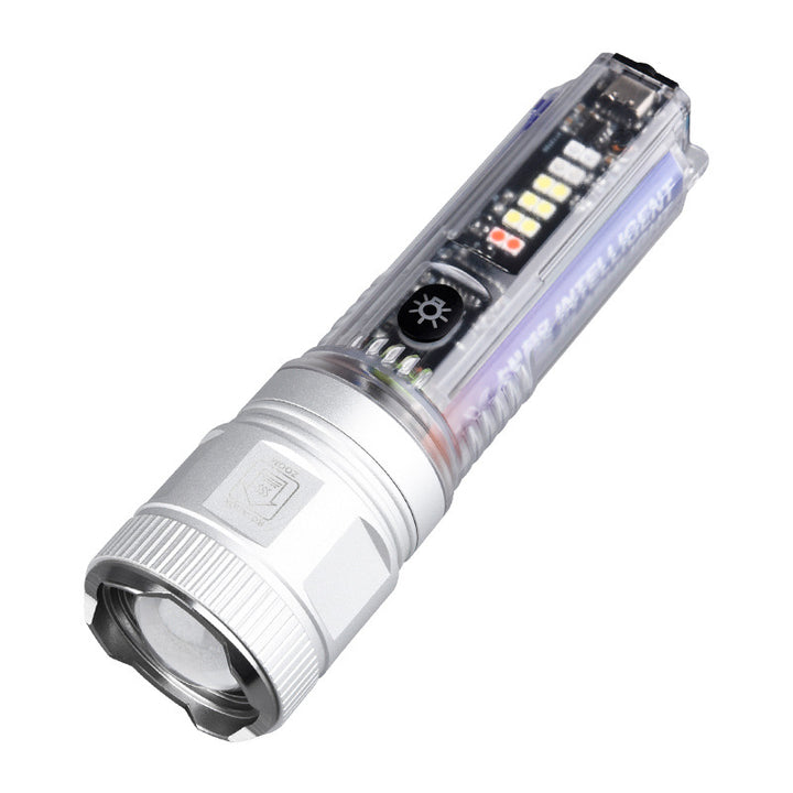 Versatile Rechargeable LED Flashlight with Intelligent Features Stornfield