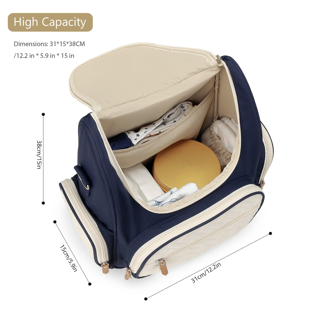 Stylish wrap backpack with multiple compartments Stornfield