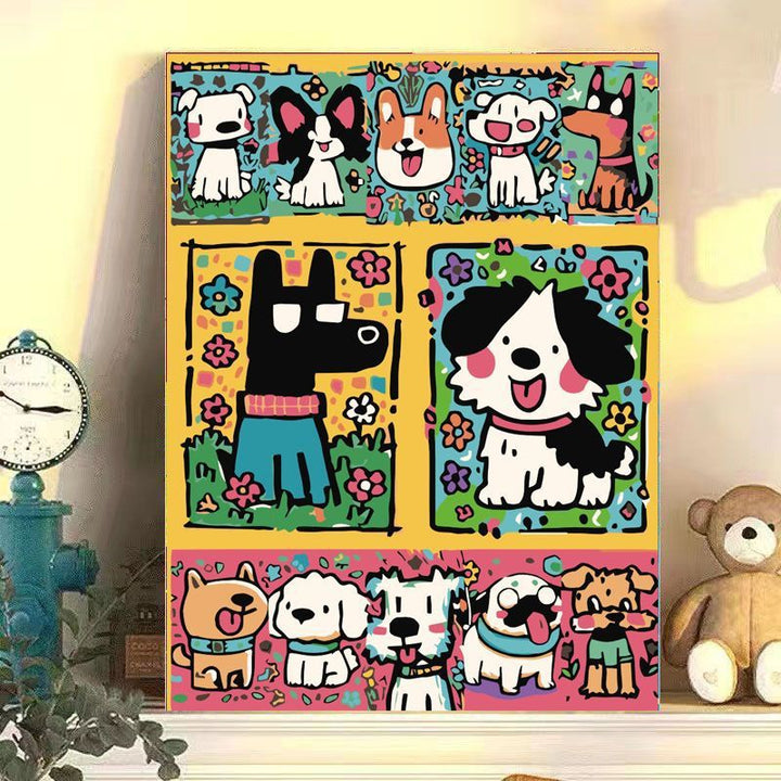 Playful Cat-Themed Canvas Wall Art Stornfield