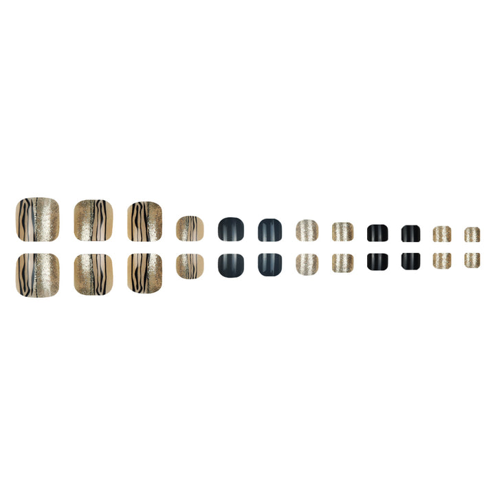 Stylish Decorative Press-On Toenails Stornfield