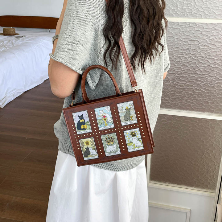 Cat-Themed Art Tote