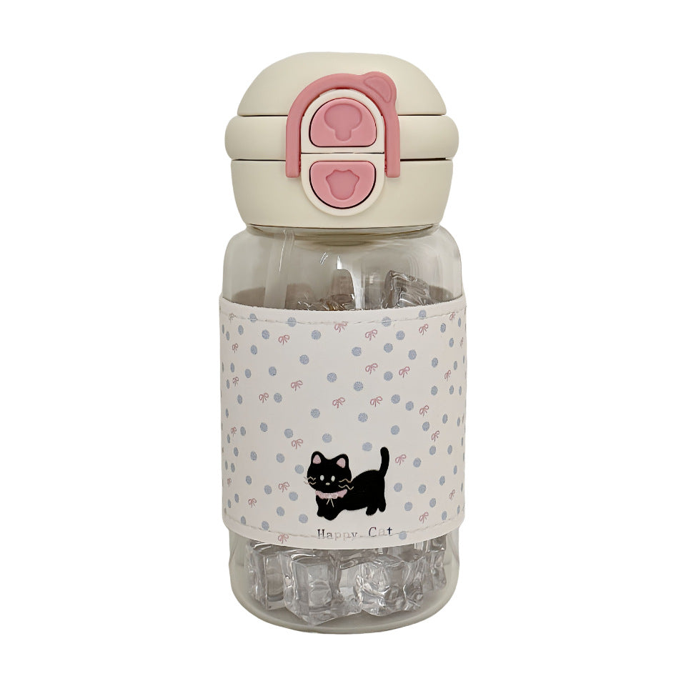 Women's water bottle with creative design and integrated straw Stornfield