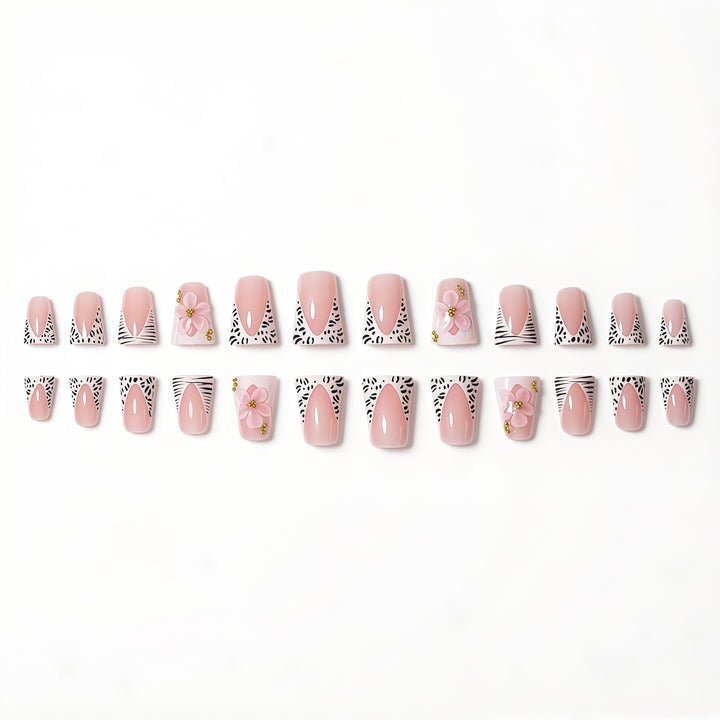 Floral Glam Press-On Nail Extensions Stornfield