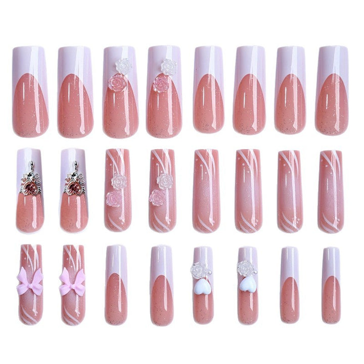Artificial nails with elegant decorations Stornfield