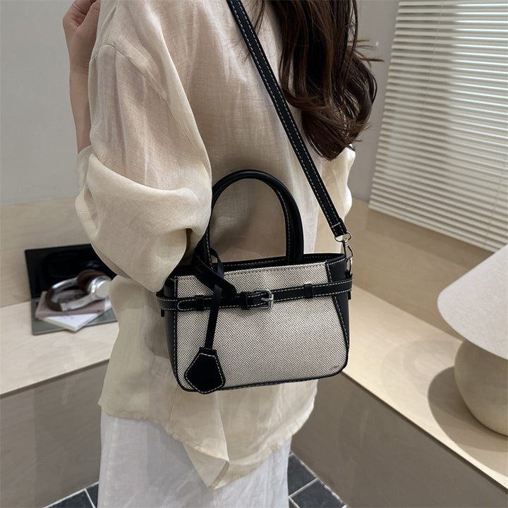 Compact Structured Crossbody Handbag