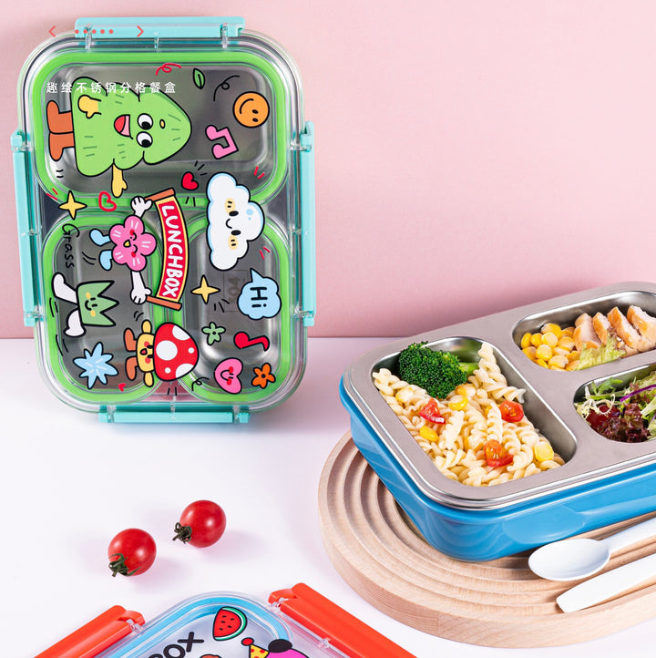 Whimsical Multi-Compartment Lunch Box