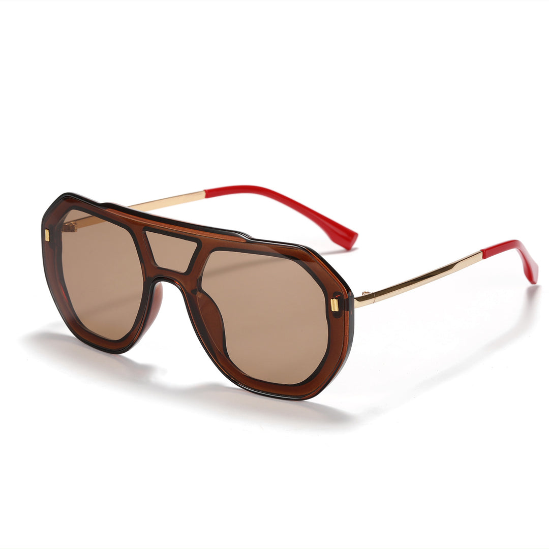 Women oversized geometric sunglasses with elegant frame Stornfield