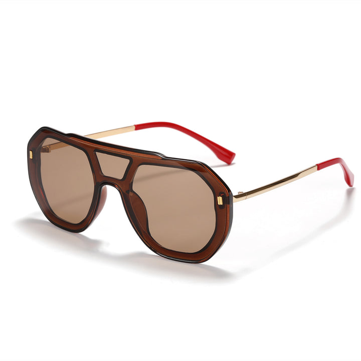 Women oversized geometric sunglasses with elegant frame Stornfield