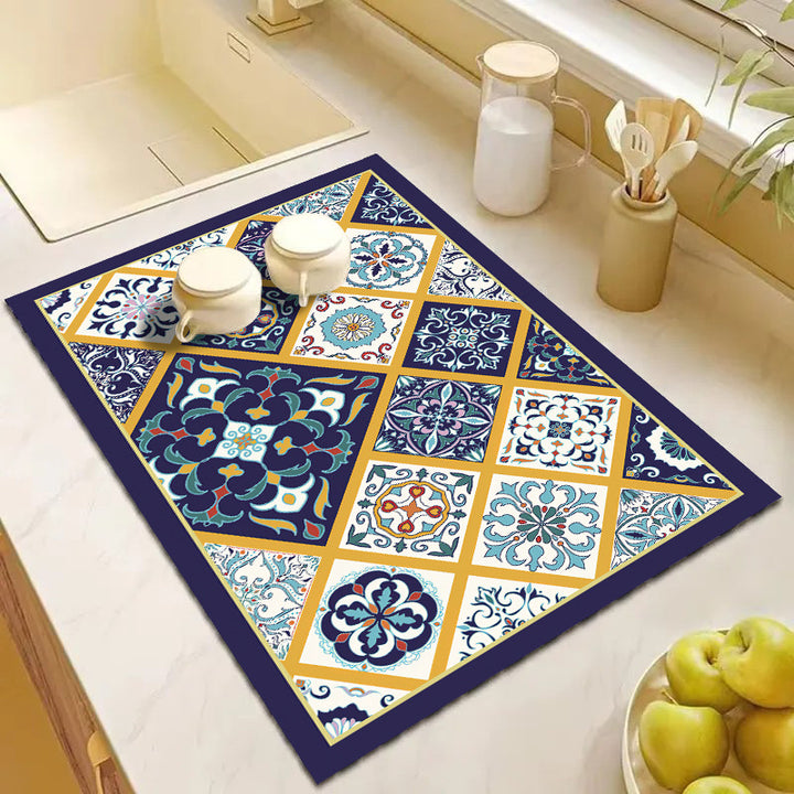 Playful Textured Kitchen Mat Stornfield