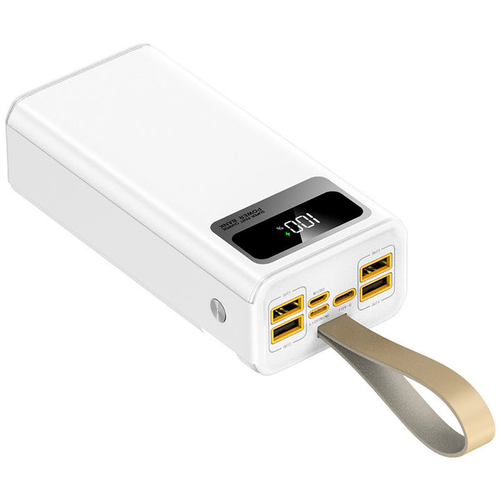 Portable power bank with intelligent LED charging status display and multi-USB ports Stornfield