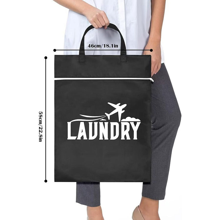 Stylish Laundry Tote with Zipper Stornfield